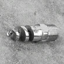 SPJT 316L Stainless Steel Spiral Spray Nozzle, Anti-Clogging Male Thread, Industrial Watering, Misting, Fluid Atomization Accessories G1/4 DN8 – 1 Piece - Silver - View 2