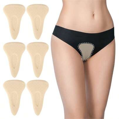 2PS Female Swimming Sponge Private Stickers, Eliminate Embarrassing Lines, Plump Front Edge, Yoga Pants Inner Edge Pads