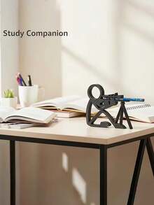 4 Types Of 3D Printed Stick Figure Pencil Holders, Including Pen Stands, Pen Containers, Desktop Ornaments, Study And Office Supplies, Stationery, And Desktop Sculptures. Gifts For Students, And For New Year - Multicolor - View 2
