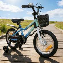 14/16 Zoll Fahrrad mit Stützrädern - leichtes Pendlerrad, Farbe wird zufällig ausgewählt - Verschiedenfarbig - Übersicht 4