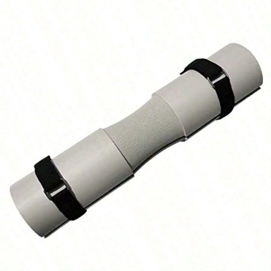 Almohadilla para Barra de Fitn Almohadilla para Sentadillas con Barra Gruesa Color Puro de Alta Densidad Ergonómica con Correa para Empuje de Cadera Gris - Multicolor - Ver 1