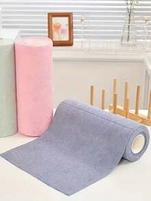 20 Rolls Multi-Purpose Super Soft Microfiber Dishcloths, Double-Sided Cleaning Rags, Dish Towels, Kitchen Supplies - Multicolor - View 6