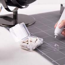CZ 50 Pcs White Rubber Eraser Refill With Refills Replacement Erasers Sketch Suitable For School Office Lovely And Attractive Standard Pencil Erasers Eraser Refill 5 * 25mm 5837 - 白色 - 查看 3