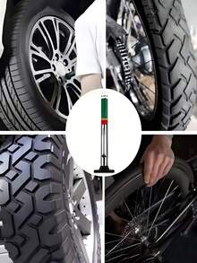 1. 25 mm universell precisionsdäckmönsterdjupmätare - Tillverkad av ABS-material, ett bekvämt och lättanvänt verktyg för att utvärdera skicket på bildäck, modellbilsdäck och cykeldäck.