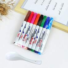 8/12 Colors Magic Water Color Pens Set, Includes Spoon, Can Create Floating Ink Paintings, For Drawing