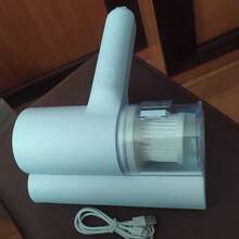 One White Portable Electric Mite-Removing Vacuum Cleaner, 20cm Cordless Handheld Dust Mite-Removing Vacuum Cleaner, USB Powered, Suitable For Bedroom Beds, Fabric Sofas, Dormitory Carpets, Mini Design, Lightweight And Easy To Operate. - Multicolor - View 11