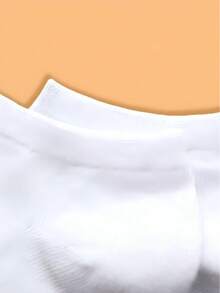 20雙女款純色短襪，休閒百搭，適合日常穿著 - 白色 - 查看 2