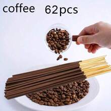 28/92/133/228支香薰咖啡香棒，高品质22厘米咖啡豆香竹香棒，适用于万圣节、圣诞节、瑜伽馆、家居香氛、办公室必备 - 彩色 - 查看 11