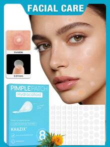 144/360/720pcs Tea Tree Oil Acne Pimple Patch, High Quality Ingredients, Body Blemish Cover, Alcohol-Free, Scar Care, Gentle & Non-Irritating, Breathable Material - Transparent - View 1