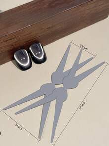 6pcs Cat Eye Nail Polish Gel Magnetic Set, Strong Magnet, Thick Y-Shaped Heart-Shaped Multi-Function Nail Art Magnetic Tool, Nail Art Supplies, Nail Art Tools, Nail Art Tools, Nail, Nail Art Tools, Suitable For Press-On Nails - Multicolor - View 7