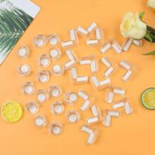 40pcs/30pcs/20pcs/10pcs Baby Corner Protectors, Available In Two Shapes, To Protect Babies From Injuries Caused By Sharp Corners. Transparent Table Corner Covers, Baby Corner Protectors, And Protectors For Table Corners And Sharp Edges. - Multicolor - View 7