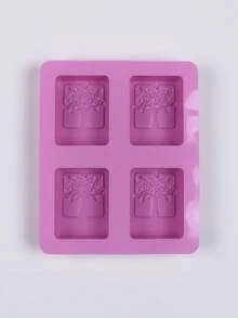 6-Cavity Oval Leaf & Turtle Bamboo Silicone Soap Mold, Nordic Style Silicone Mold For Handmade Crafts And Home Decor