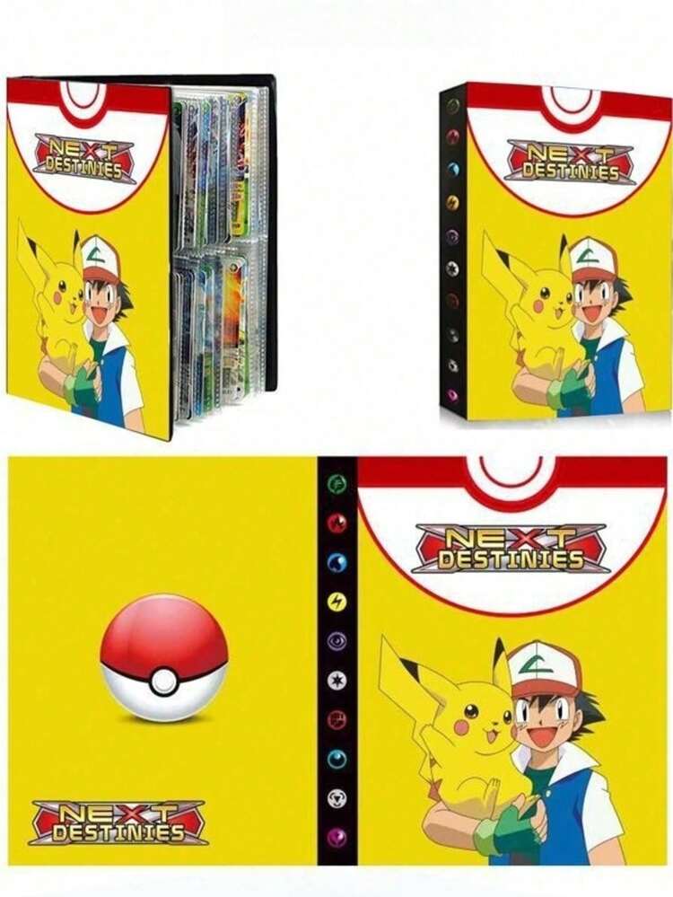 Premium Card Binder, Pokmon Card Storage Box, 4-Slot Card Collecting Case, Card  Album, Can Hold Up To 120 Cards Of Various Types, Compatible With Game And  Sports Cards | SHEIN USA