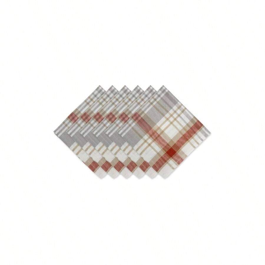 Decoración de mesa de otoño de acción de gracias, camino de mesa reversible, 14x108, cosecha de otoño - Manta de picnic acogedora de 50 x 50 cm (juego de 6) - Ver 1