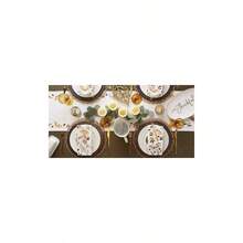Thankful Autumn Fall Tabletop Decoration, Reversible Table Runner, 14x108, Fall's Bounty - Fall's Bounty + Reversible Table Runner, 14x72" - View 7