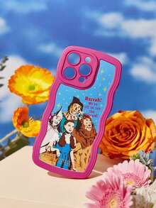 Funda de teléfono plateada con figura de Marilyn X y estampado floral, compatible con - Multicolor - Ver 4