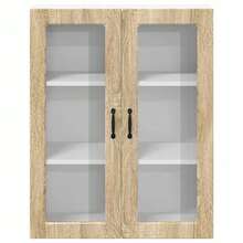 vidaXL Küchenwandschrank, Sonoma-Eiche, 80 x 31 x 100 cm - Braun - Übersicht 6