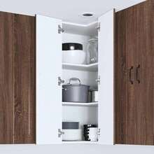 vidaXL Armadio da cucina Chêne brun 57 x 57 x 100 cm - Castano - Visualizzare 4