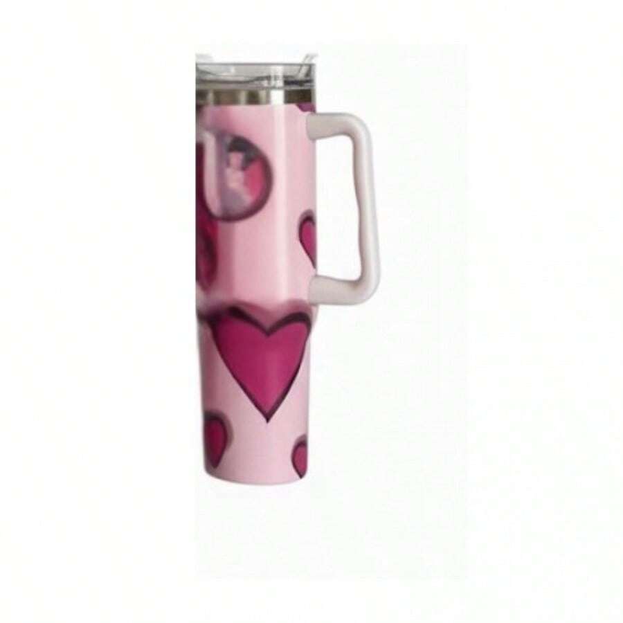 Vaso Termico de Acero Inoxidable 40oz - Rosa - Ver 1