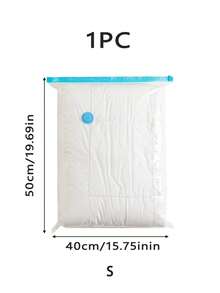 1/5/10个装便携式旅行收纳袋，大容量压缩袋，真空压缩袋，可重复使用真空袋，可折叠收纳盒，印花行李袋，防尘包装袋，防潮杂物袋，适用于衣物、床上用品、衬衫、卧室、衣柜、浴室、户外装备、家居收纳、返校季、旅行和度假必备品 - 彩色 - 查看 15