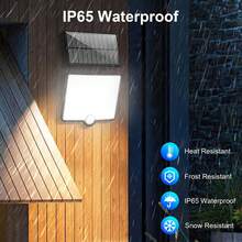 128 LED Solar Powered Motion Sensor Spotlight, With Remote Control, 3 Lighting Modes, IP65 Waterproof, 5M Cable, Easy Installation, Suitable For Yard, Garden, Pathway Lighting, Halloween, Christmas, Father's Day Gift - White Light - View 3