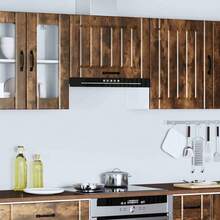 vidaXL Armario mural de cocina Lucca chêne fumé madera ingeniería - Marrón - Ver 4