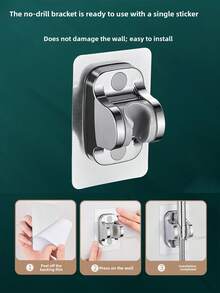 304 Stainless Steel Pressurized Shower Head/Handheld Shower Head/Bathroom Home Pressurized Shower Head Hose Set - Multicolor - View 7