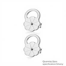 KMEOSCH Earring Backs For Droopy Ears, Adjustable Heavy Earrings Lifters Backs - Floral Pattern With Rings - View 8