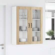 vidaXL Küchenwandschrank, Sonoma-Eiche, 80 x 31 x 100 cm - Braun - Übersicht 4