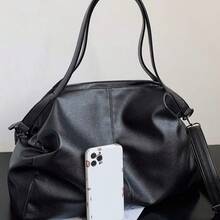 Multineos Comercial Bolsa De Viagem Bolsa Para Academia Fitness Esporte Multifuncional Impermeavel Estilo Casual - Preto - Visão 4