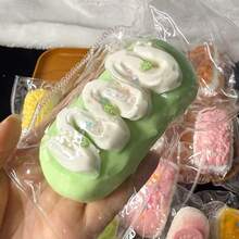 奶油棒系列慢回弹柔软可爱配件，超柔软泥浆质感，慢回弹硅胶减压玩具，完美礼物，生日礼物，理想礼物，惊喜礼物，节日礼物，季节礼物，礼品 - 彩色 - 查看 13