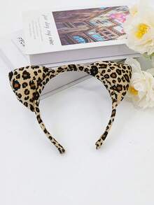 Conjunto de disfraz de guepardo, diadema con orejas de leopardo y lazo, máscara de mascarada, accesorios de disfraz de mujer para Halloween, atuendo de fiesta de mujer, adecuado para carnaval, fiesta de Halloween, Nochebuena, fiesta de cumpleaños, fiesta de cosplay, festivales o fiestas de disfraces. - Multicolor - Ver 12