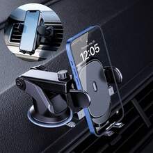 Multi-Functional Car Phone Holder, Car Navigation Bracket, Designed With Telescopic Suction Cup And Universal Air Vent, Suitable For Sedans, SUVs And Trucks. Car Navigation Accessories, Women's Car Accessories, Automotive Decor. Compatible With IPhone, Android Phone, Gift For Birthday, Family, Friends For Winter Gifts Birthday Driving Air Vent Phone Holder Strong Load-Bearing