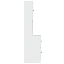 vidaXL Armadio da cucina bianco 35x50x180 cm in legno ingegnerizzato - Bianco - Visualizzare 5