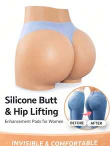 Silicone 3D Shaping Butt Lift Pants, Realistic Fake Buttocks, Comfortable Wear, Great Gift Option