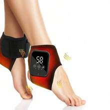 Portable Electric Foot Heating & Massage Device, 3 Heat Levels + 3 Vibration Modes, Timed & Touch Screen, Suitable For Left & Right Feet. Fathers Day Gifts. - 黑色 - 查看 12