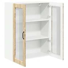 vidaXL Küchenwandschrank, Sonoma-Eiche, 80 x 31 x 100 cm - Braun - Übersicht 5