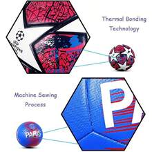 Balon de futbol de Entrenamiento Juvenil Tamaño Normal de Partido 5 Balon Numero 5 Estilo Copa del Mundo con Red De Agujas para Niños y Adultos Soccer Lovers GiftJuguetes clásicos de la infancia, imprescindibles para niños - OZB - Ver 7