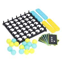 Juego de pelota rebotadora 2 colores 9 cartas 16 pelotas Juego de pelota interactivo para padres e hijos - Amarillo - Ver 4