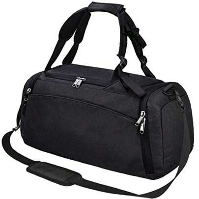 mhjMaleta Deportiva Hombre Impermeable Mochila Deportiva con Compartimento para Zapatos y Ropa Mojada 40L Maleta Gym Bolsa Deportiva NegroSleeping Bags