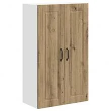 vidaXL Armario de cocina con puerta Chêne artesanal 60 x 31 x 100 cm - Marrón - Ver 1