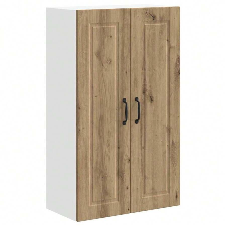 vidaXL Armario de cocina con puerta Chêne artesanal 60 x 31 x 100 cm - Marrón - Ver 1