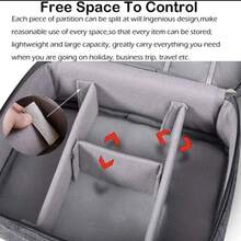 1pc Black Lightweight Portable Electronic Cable Organizer Bag, Multi-Functional Travel Cable Organizer With Mesh Pocket, Lipstick Holder, Red & Gray Fabric Design, Compact & Portable, Can Store Chargers, Power Banks, Cables, Small Tools, Multi-Purpose Organizer Pouch With Zipper