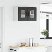 vidaXL Armoire de cuisine avec rangement Kalmar Noir 60 x 31 x 40 cm - Noir - Voir 4
