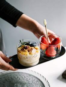 1 Set Heart & Smiling Face Printed Breakfast Cups, Suitable For Cafe, Home, Restaurant, Holiday Party, Festival Gift, Hotel, Wedding, Microwave & Oven ; Cold Brew Coffee Cup | Iced Milk Cup | Breakfast Cup | Round Mug | Minimalist Coffee Cup | Festival | Valentine's Day Gift | Cold Drink Cup | Birthday Gift - Multicolor - View 5