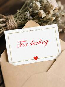 100/20/10pcs Simple White Heart-Shaped Cards, Featuring Love Heart & Clover Patterns, Suitable For Valentine's Day, St. Patrick's Day, Gifts, Greeting Cards, Teacher's Day, Friendship & Love Notes, Blank Birthday Cards, Business Cards, Thank You Cards, Mini Heart-Shaped Cards, Fun Birthday Cards - Multicolor - View 5