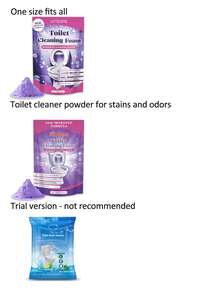 JAYSUING 厕所清洁粉，适用于清洁厕所，去除异味，清除水垢，去除釉面，令马桶洁净清香。使用方便快捷。是馈赠亲友的理想之选，尤其适合节日送礼。（新旧版本随机发货。） - 彩色 - 查看 10