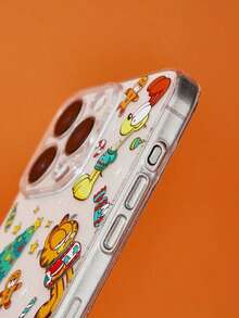 Silver Phone Case With Marilyn X Figure And Floral Print, Compatible With - 無色 - 查看 7