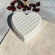 1 Set Geometric Heart Shaped Silicone Molds, Suitable For Jewelry Box, Perfect For Epoxy Resin, Clay, Concrete And Plaster Molds, Valentine's Day Gift, Gift For Best Friend, DIY Valentine's Day Gift - Mold - View 6