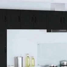 vidaXL Armário de cozinha com armazenamento Kalmar Noir 30 x 31 x 40 cm - Preto - Ver 2